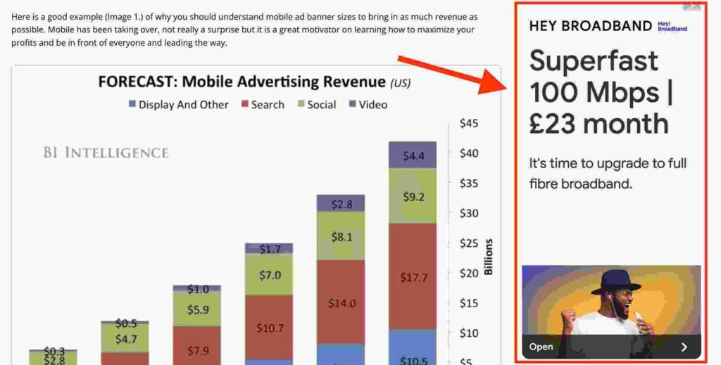 display ad example