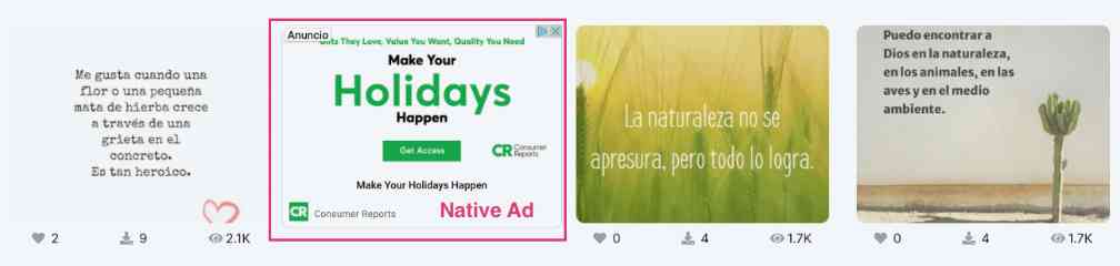 native ad example