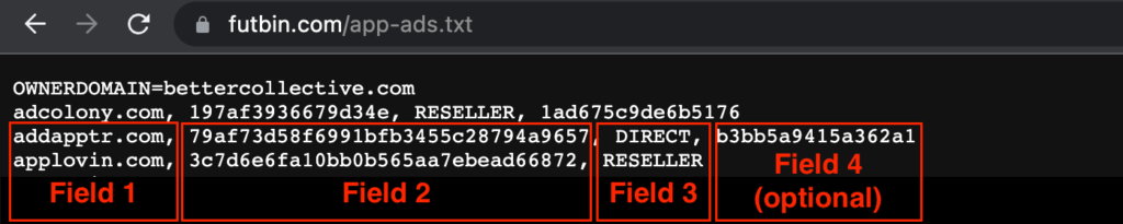 app-ads.txt example