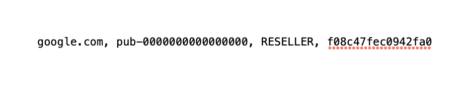 ads.txt syntax example