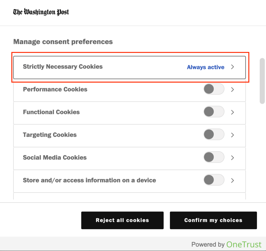 third party cookies example