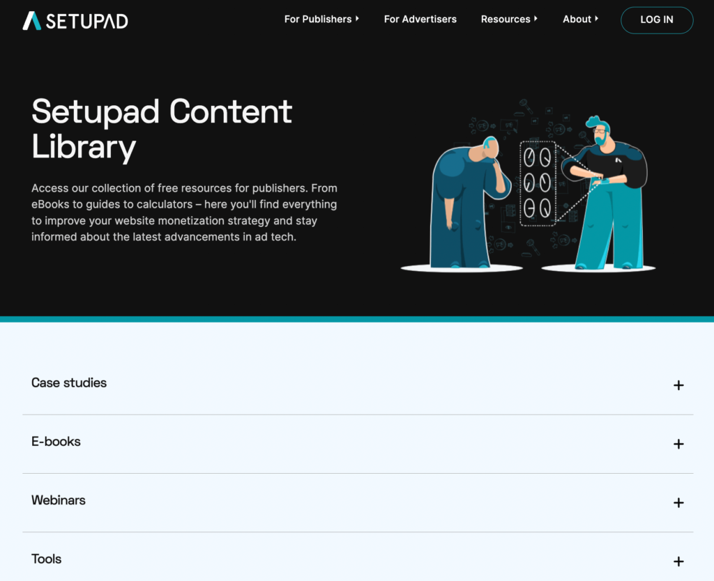 Setupad Content Library