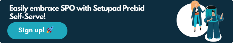 setupad self-serve sign up